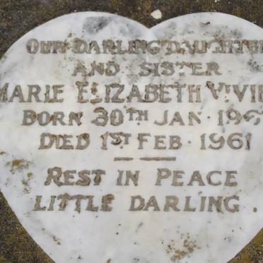 VIVIERS Marie Elizabeth 1961-1961