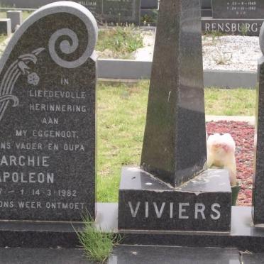 VIVIERS Archie Napoleon 1917-1982 &amp; Adriana Rosina 1920-2002