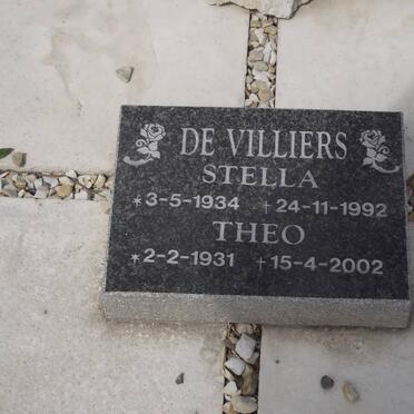 VILLIERS Theo, de 1931-2002 &amp; Stella 1934-1992