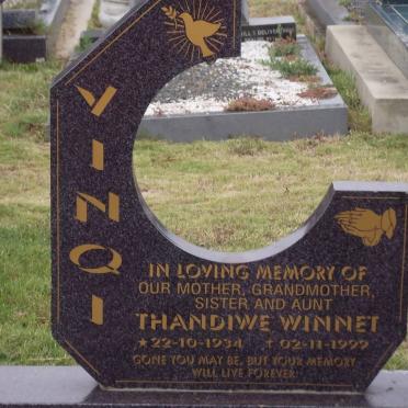 VINQI Thandiwe Winnet 1934-1999