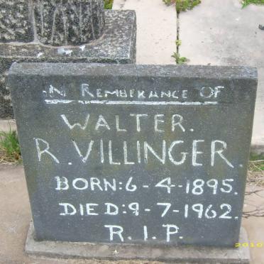 VILLINGER Walter R. 1895-1962
