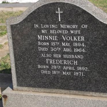 VOLKER Frederich 1892-1971 &amp; W.L. 1894-1964