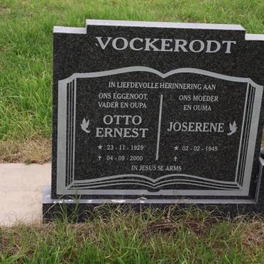 VOCKERODT Otto Ernest 1929-2000 &amp; Joserene 1945-