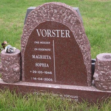 VORSTER Magrieta Sophia 1946-2005