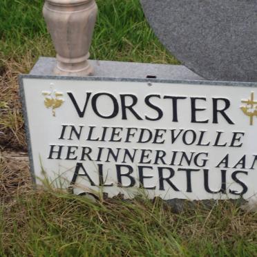 VORSTER Albertus J. 1913-2002