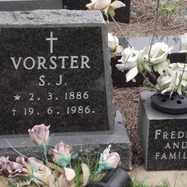 VORSTER S.J. 1886-1986