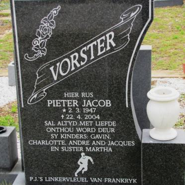 VORSTER Pieter Jacob 1947-2004