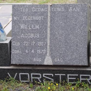 VORSTER Willem Jacobus 1907-1970