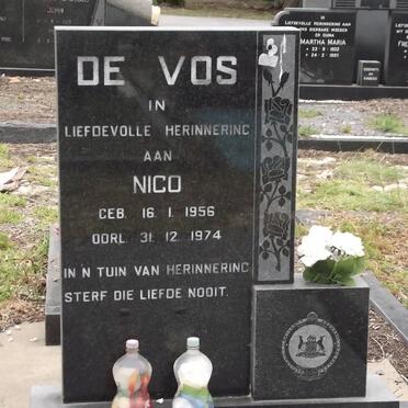 VOS Nico, de 1956-1974