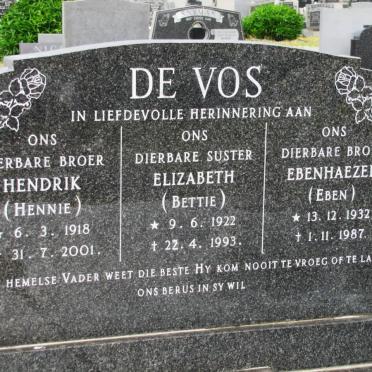 VOS, de