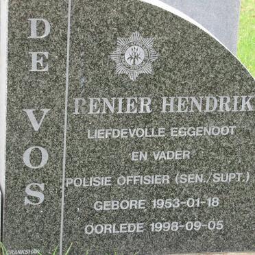VOS Renier Hendrik, de 1953-1998