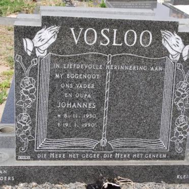 VOSLOO Adam Johannes 1930-1990