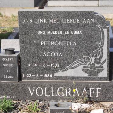 VOLLGRAAFF Petronella Jacoba 1903-1984
