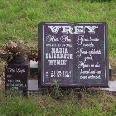 VREY Maria Elizabeth 1914-2001