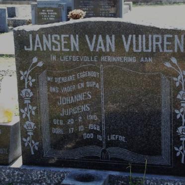 VUUREN Johannes Jurgens, jansen van 1910-1968
