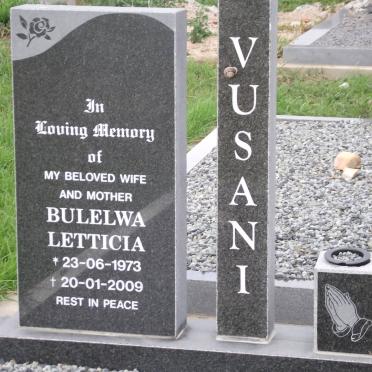 VUSANI Bulelwa Letticia 1973-2009