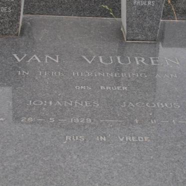 VUUREN Johannes Jacobus, van 1929-1987