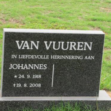 VUUREN Johannes, van 1918-2008
