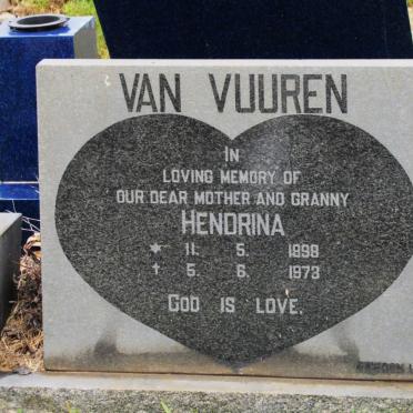 VUUREN Hendrina, van 1898-1973