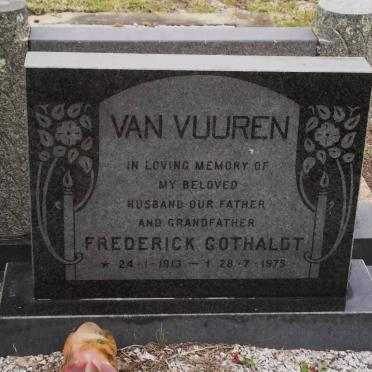 VUUREN Frederick Gothaldt, van 1913-1975