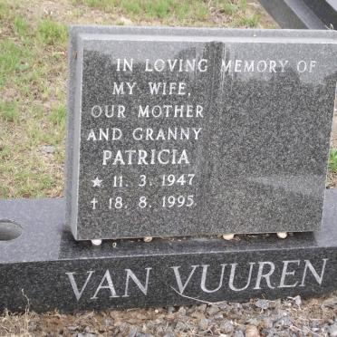 VUUREN Patricia, van 1947-1995