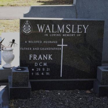 WALMSLEY D.C.M. 1921-1991