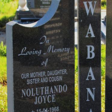 WABANA Noluthando Joyce 1968-2009