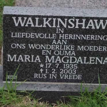 WALKINSHAW Maria Magdalena 1935-2003