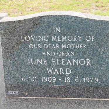 WARD June Eleanor 1909-1979