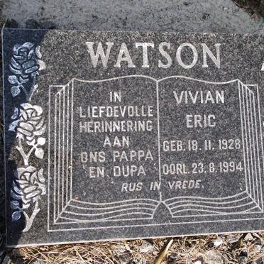 WATSON Vivian Eric 1928-1994