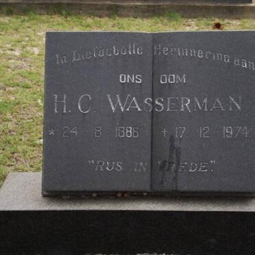 WASSERMAN H.C. 1886-1974