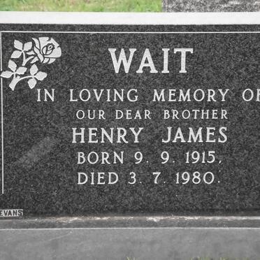 WAIT Henry James 1915-1980