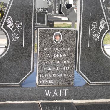 WAIT Andrew 1971-1992