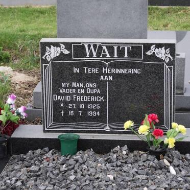 WAIT David Frederick 1925-1994