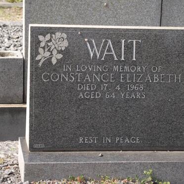 WAIT Constance Elizabeth -1968