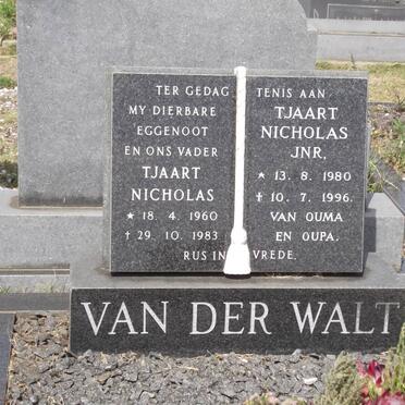 WALT Tjaart Nicholas, van der 1960-1983 :: WALT Tjaart Nicholas, van der 1980-1996