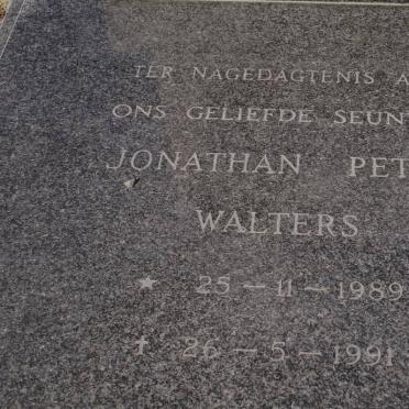 WALTERS Jonathan Peter 1989-1991