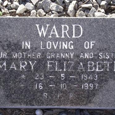 WARD Mary Elizabeth 1949-1997