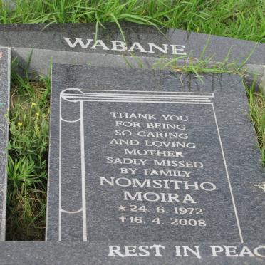 WABANE Nomsitho Moira 1972-2008