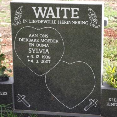 WAITE Sylvia 1938-2007