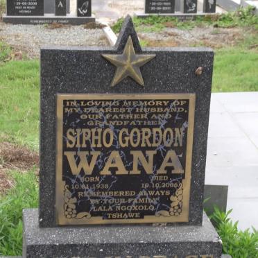 WANA Sipho Gordon 1938-2006