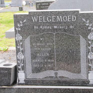 WELGEMOED Allen 1929-1977