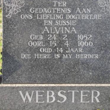 WEBSTER Alvina 1952-1966