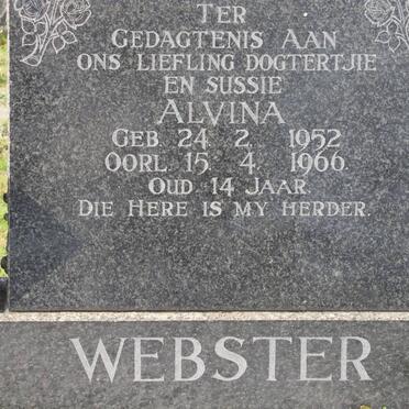 WEBSTER Alvina 1952-1966