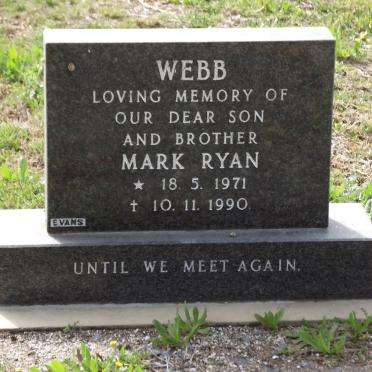 WEBB Mark Ryan 1971-1990
