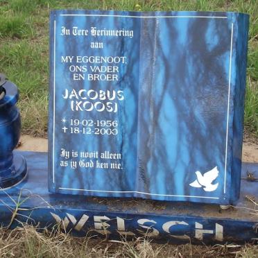 WELSCH Jacobus Johannes Petrus 1956-2000