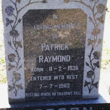 WESSON Patrick Raymond 1936-1963