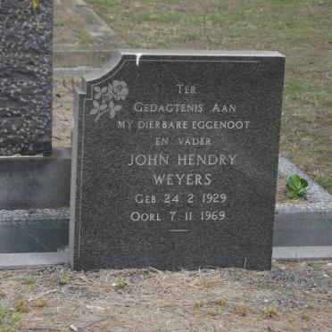 WEYERS John Hendry 1929-1969