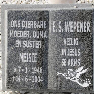 WEPENER Emmerentia Sylvia 1946-2004