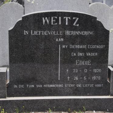 WEITZ Eddie 1920-1978